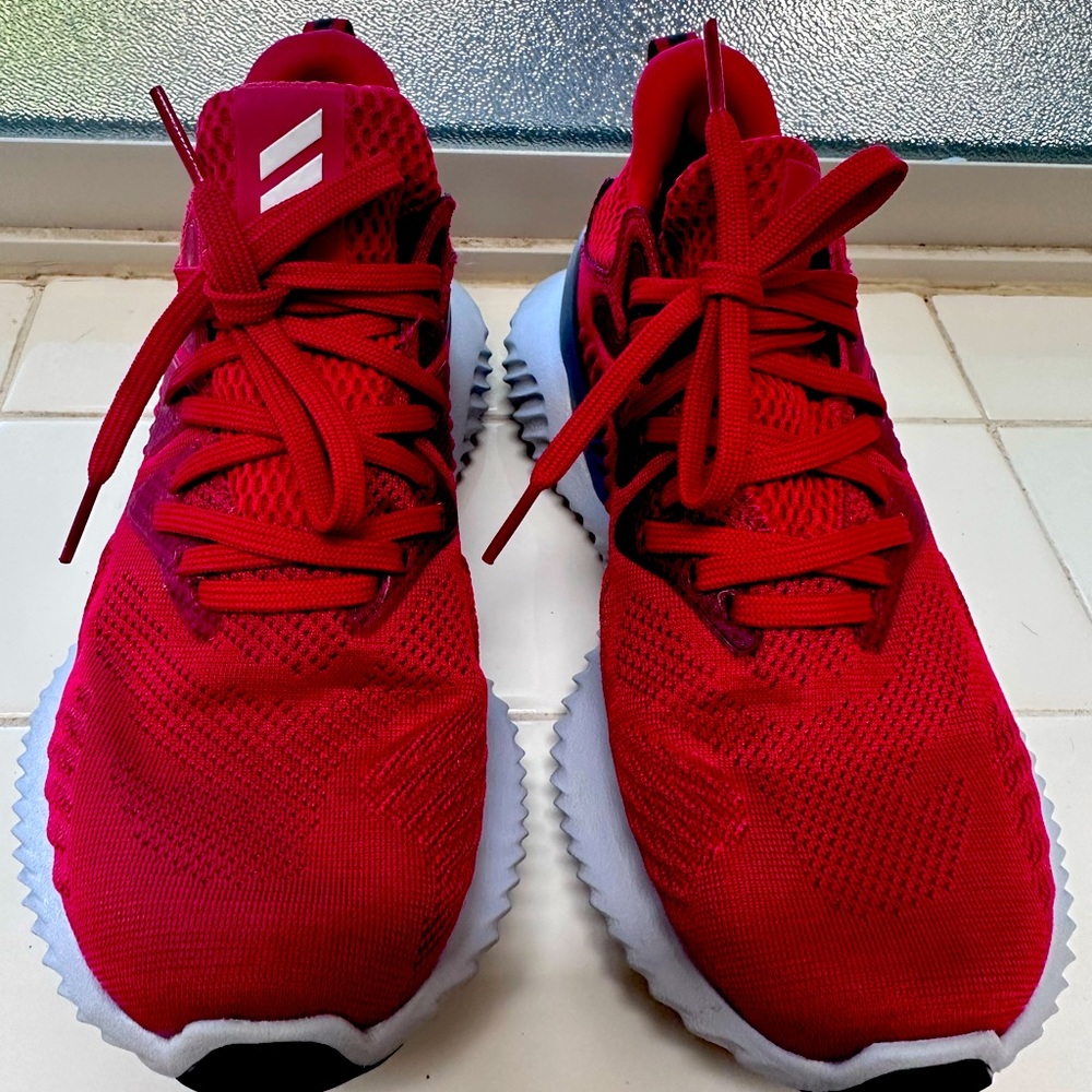 Adidas alphabounce beyond team red running shoes